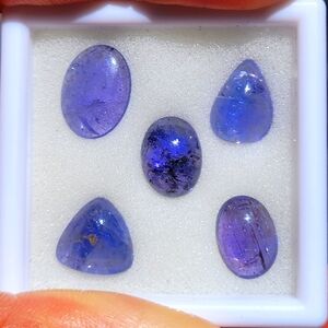 🌴🌊Sunmer Sale!🌊🌴14+ Carat Tanzanite Cabochon Parcel
